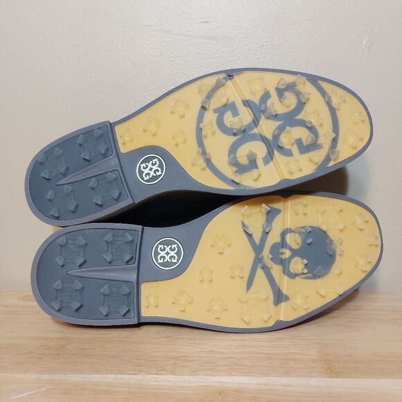 G/Fore Gallivanter Pebble Leather Golf Shoes Onyx Black G4MC20EF01 Men's 11.5 - Picture 6 of 7